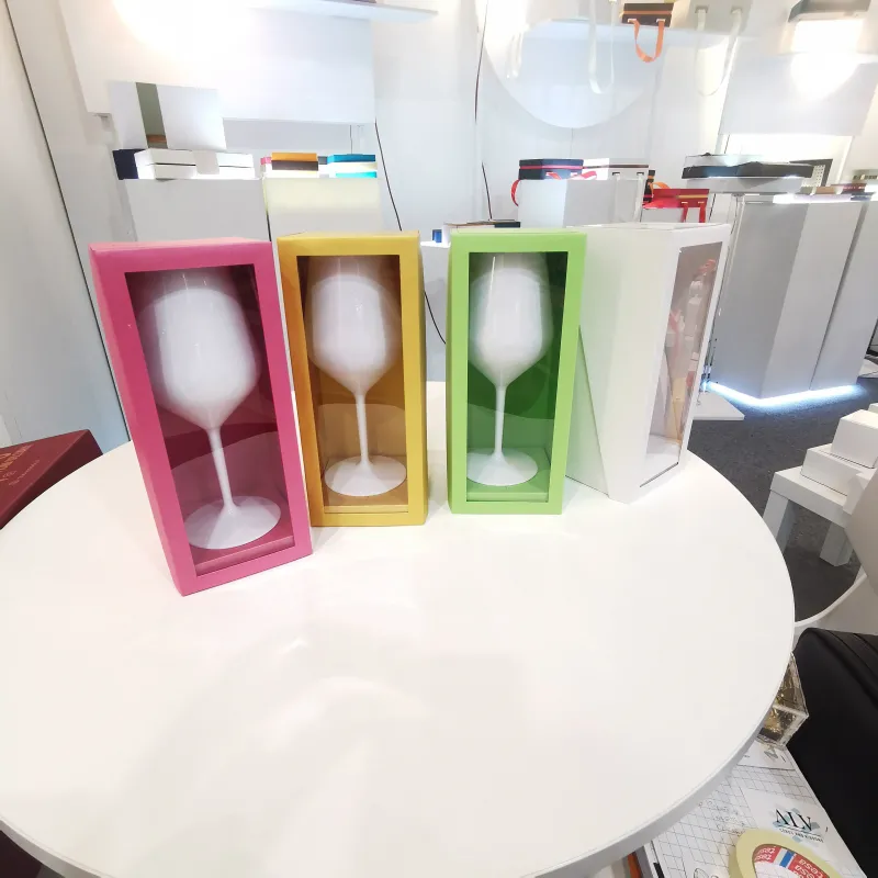 Scatola dolce al cucchiaio, alloggio per bicchiere e/o calice, idea regalo, degustazione