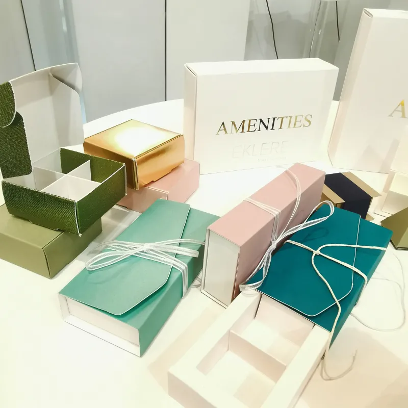 Amenities astucci e scatoline personalizzate