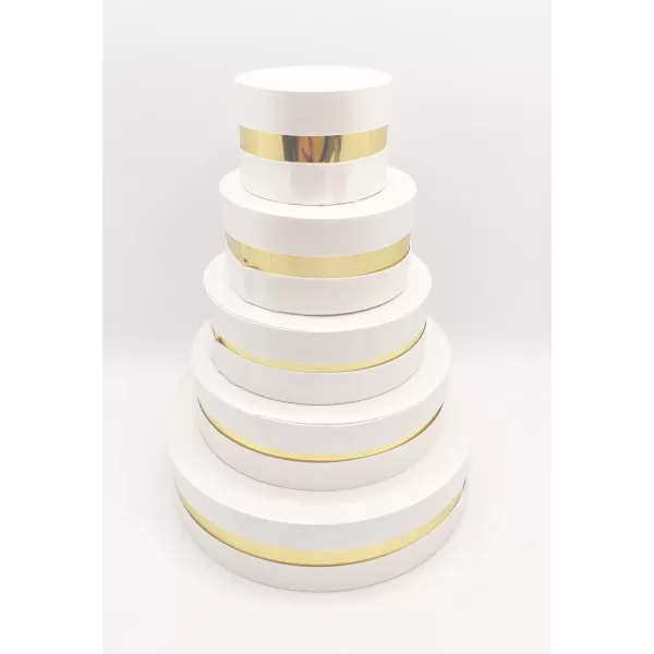 Scatola degustazione in perlata Ø 10cm