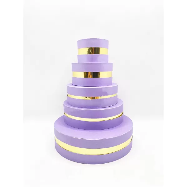 Scatola degustazione in perlata Ø 10cm