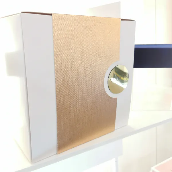 SCATOLA MINIMAL CHIC PANETTONE E COLOMBA  ABBATTIBILE