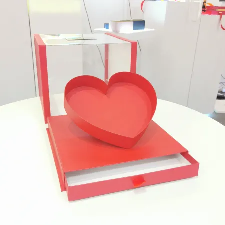 SCATOLA CUORE LUXURY CON CASSETTO 2