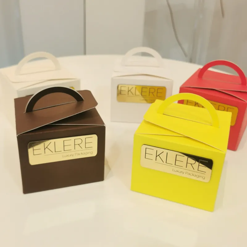 Scatola dolce monoporzione, torta, porta paste