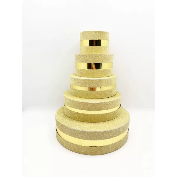 Scatola degustazione glitter Ø 6 cm