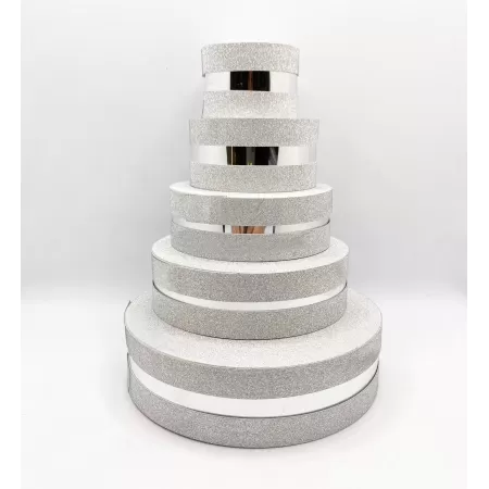 Scatola degustazione glitter Ø 6 cm 2