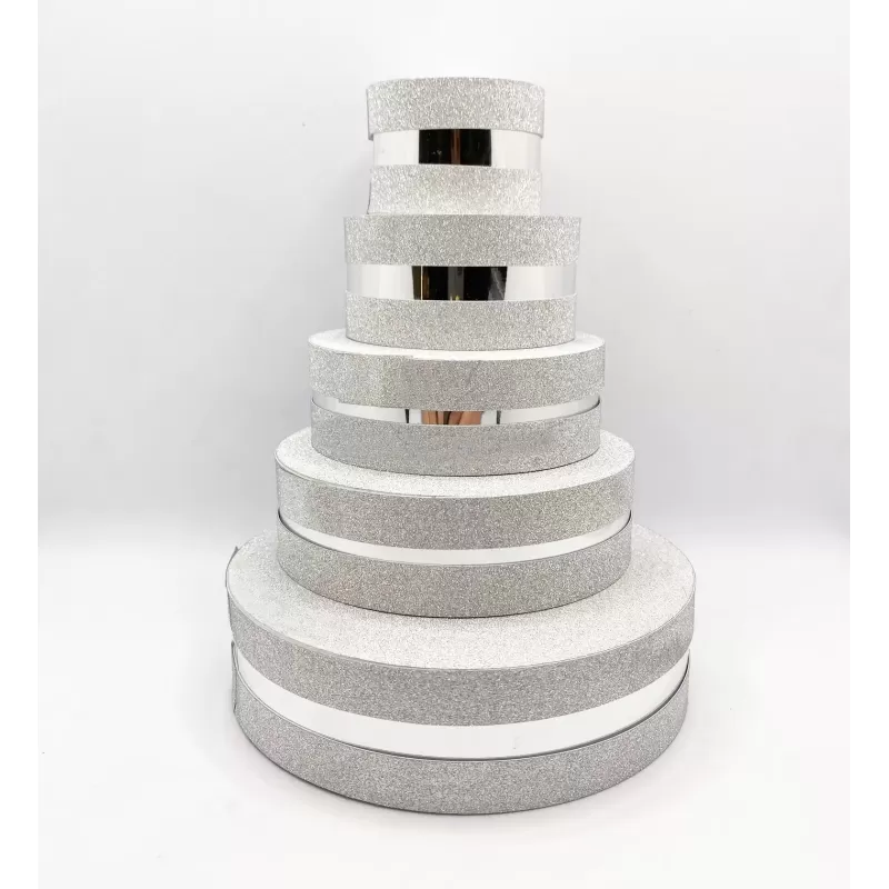 Scatola degustazione glitter Ø 6 cm