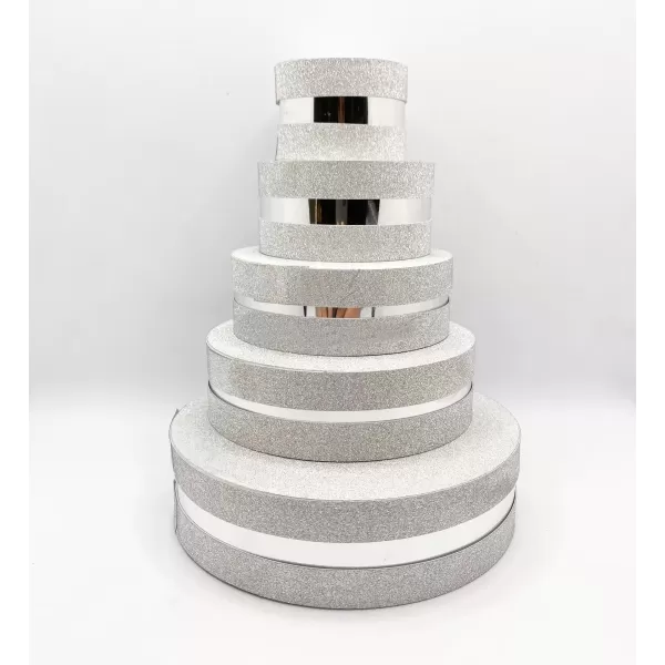 Scatola degustazione glitter Ø 6 cm