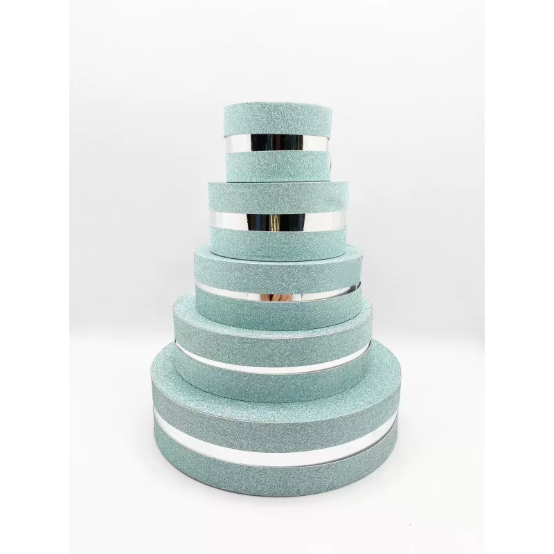 Scatola degustazione glitter Ø 8 cm