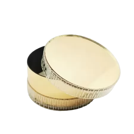 Scatola degustazione plex specchio Ø 8 cm