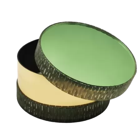 Scatola degustazione plex specchio Ø 8 cm 2