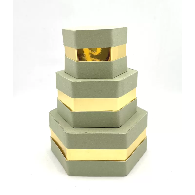 Scatola Degustazione VELLUTO esagonale Ø 6cm