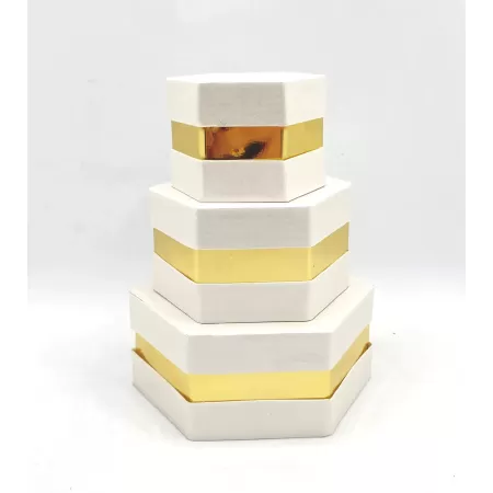 Scatola Degustazione VELLUTO esagonale Ø 8cm