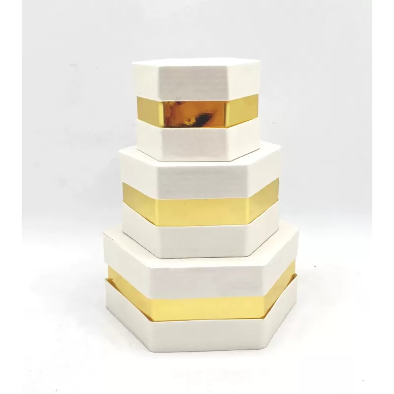 Scatola Degustazione VELLUTO esagonale Ø 8cm