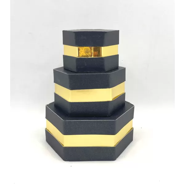 Scatola Degustazione VELLUTO esagonale Ø 8cm