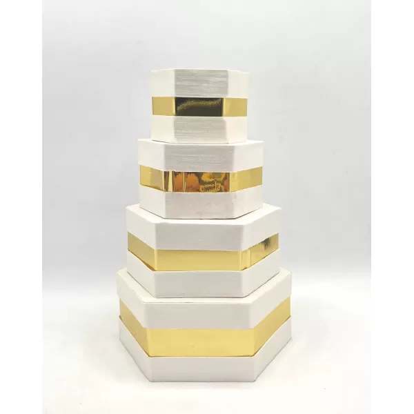 Scatola Degustazione VELLUTO esagonale Ø 8cm