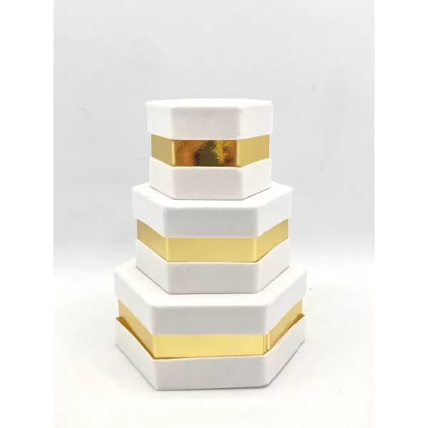 Scatola Degustazione VELLUTO esagonale Ø 10cm