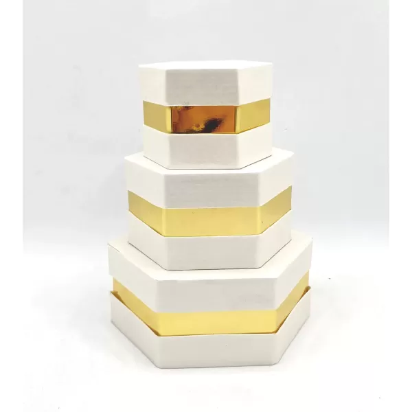 Scatola Degustazione VELLUTO esagonale Ø 12cm