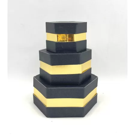 Scatola Degustazione VELLUTO esagonale Ø 12cm