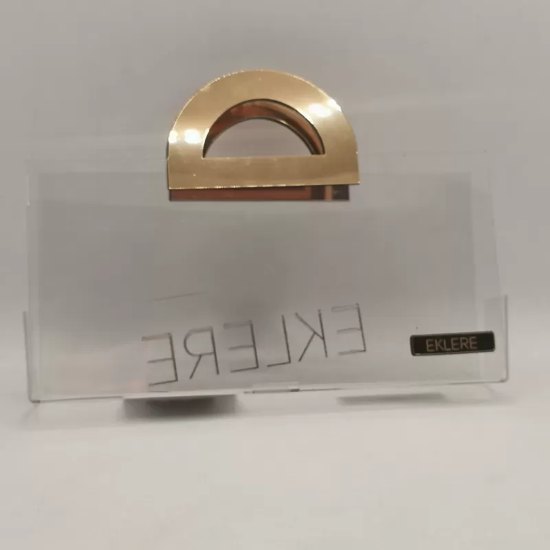 Pochette Luxury Event realizzata in plex trasparente