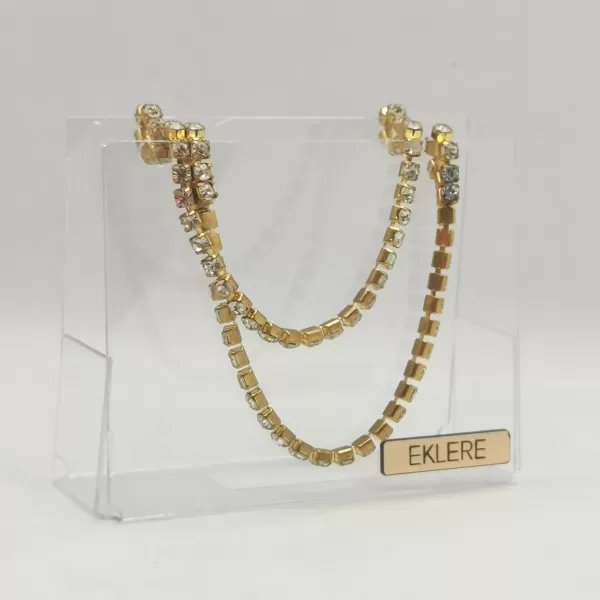 Pochette Luxury Event realizzata in plex trasparente e manici swarovski