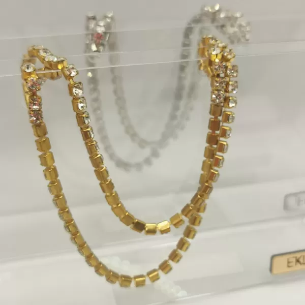 Pochette Luxury Event realizzata in plex trasparente e manici swarovski