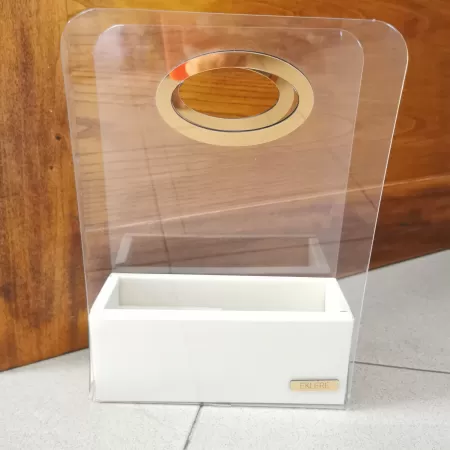 Pochette Luxury Event realizzata in plex trasparente 2