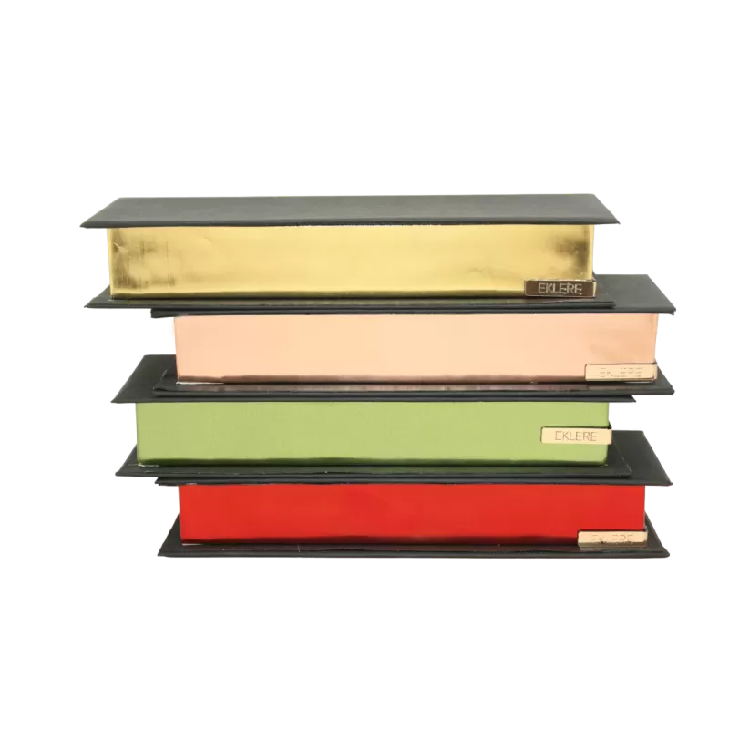 Scatola a libro, 150x50x30mm, Luxury Event, degustazione confetti, bon bon, Cioccolato, praline, ecc.