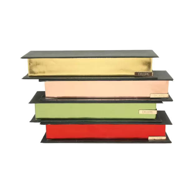 Scatola a libro, 200x100x40mm, Luxury Event, degustazione confetti, bon bon, Cioccolato, praline, ecc.