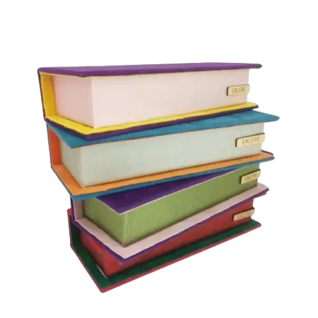 Scatola a libro, 200x60x30mm, Luxury Event, degustazione confetti, bon bon, Cioccolato, praline, ecc. 2