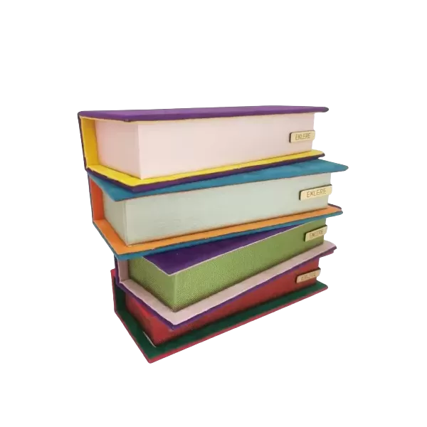 Scatola a libro, 200x100x40mm, Luxury Event, degustazione confetti, bon bon, Cioccolato, praline, ecc.