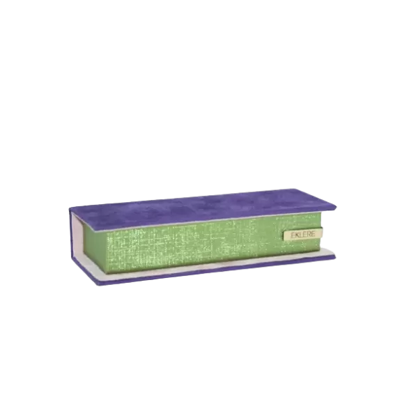 Scatola a libro, 200x100x40mm, Luxury Event, degustazione confetti, bon bon, Cioccolato, praline, ecc.