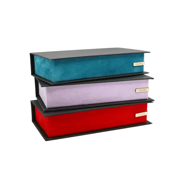 Scatola a libro, 200x60x30mm, Luxury Event, degustazione confetti, bon bon, Cioccolato, praline, ecc.