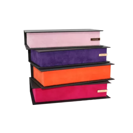 Scatola a libro, 200x60x30mm, Luxury Event, degustazione confetti, bon bon, Cioccolato, praline, ecc. 2