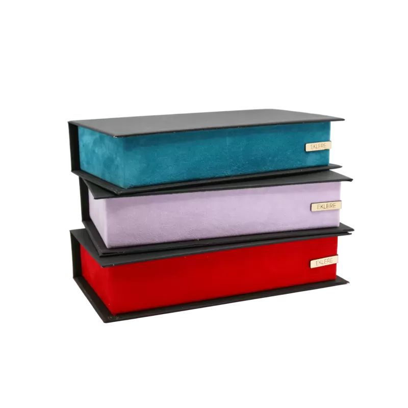 Scatola a libro, 200x100x40mm, Luxury Event, degustazione confetti, bon bon, Cioccolato, praline, ecc.