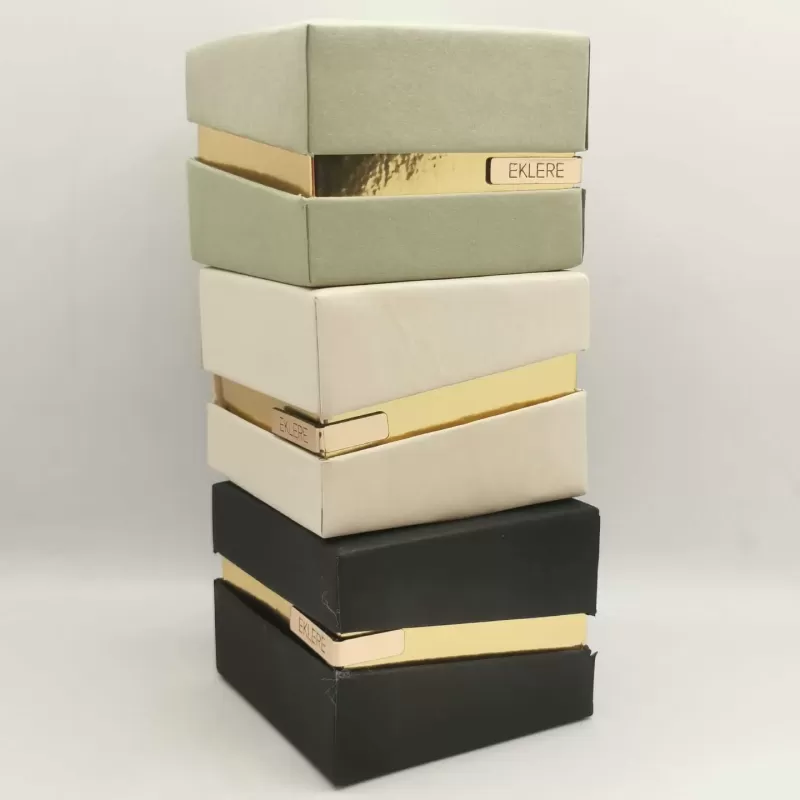 Scatola degustazione, 80x80x60 mm , anima trasversale