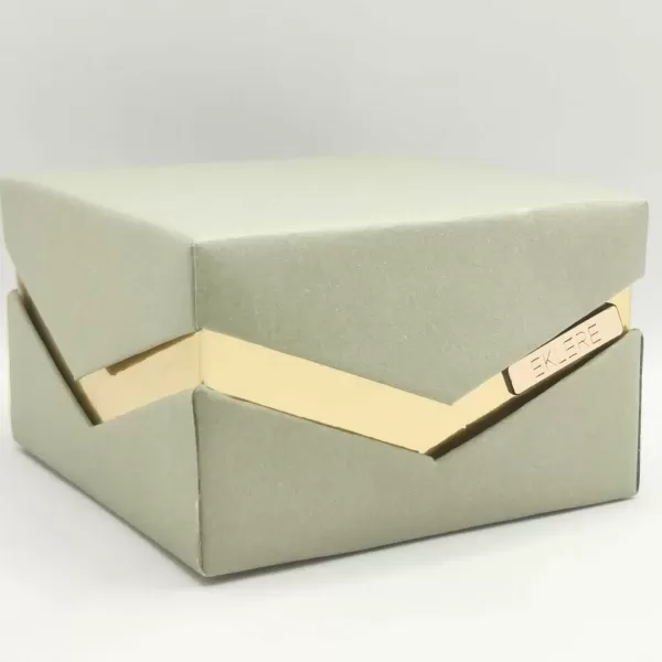 Scatola degustazione, 100x100x60 mm , anima a “V”