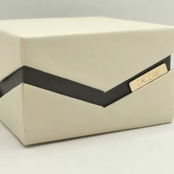 Scatola degustazione, 120x120x60 mm , anima a “V”