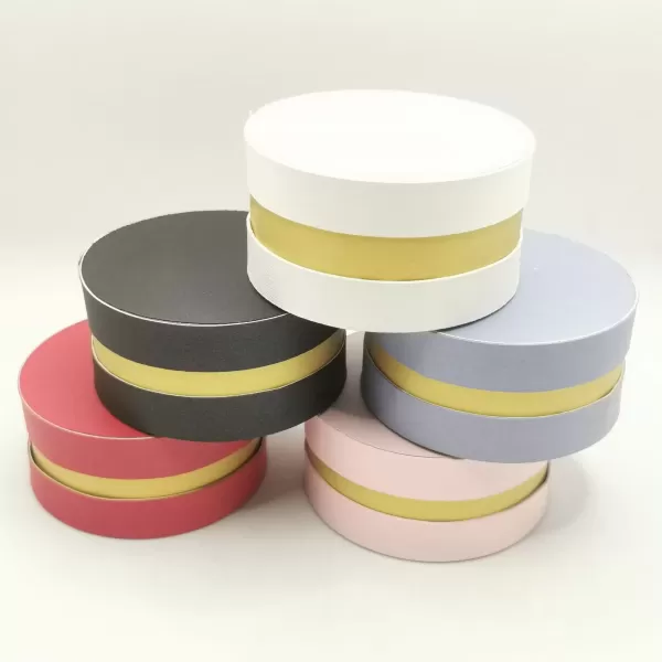 Scatola degustazione, Ø 80 mm, confetti, riso, segna posto, bon bon, marshmallow, ecc