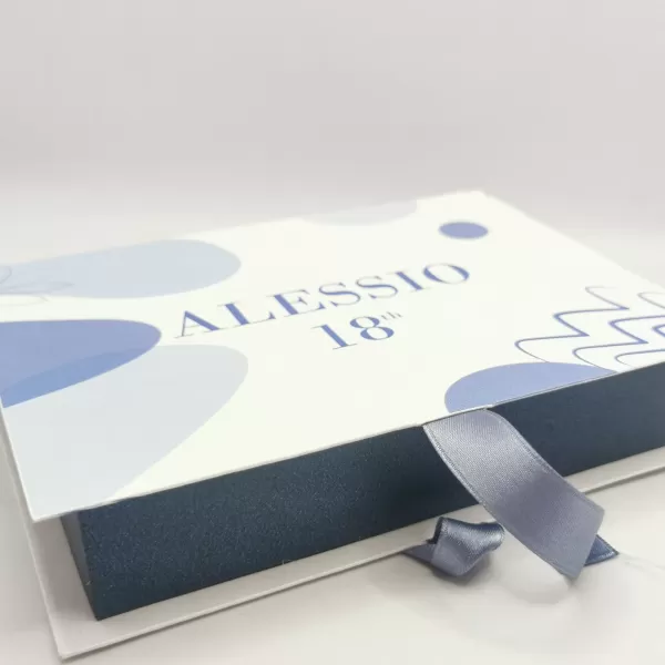 Scatola degustazione a libro,160x120x30mm , confetti, bon bon, praline, marshmallow, ecc