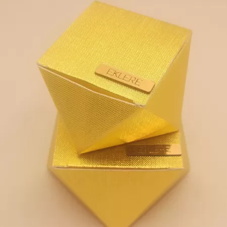 Scatola degustazione Diamond, METALLIC,  60x60x45 mm circa