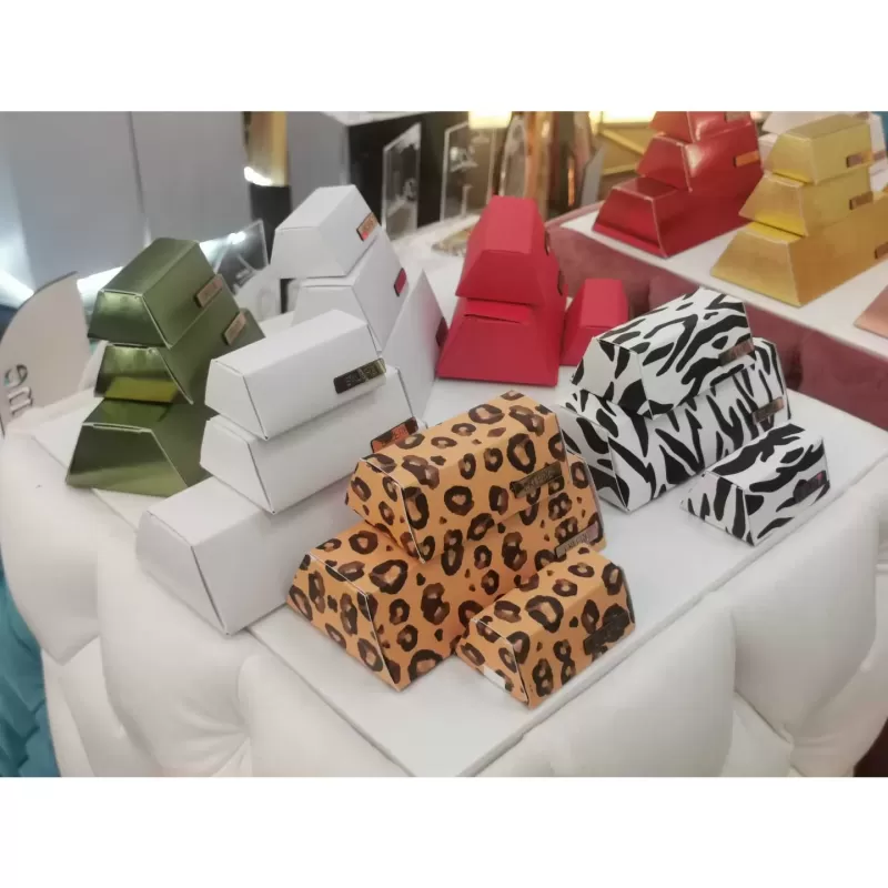 Scatola degustazione e segnaposto Lingotto, 70x45x30  mm circa