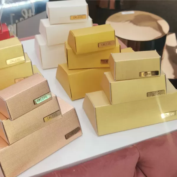 Scatola degustazione e segnaposto Lingotto, 70x45x30  mm circa