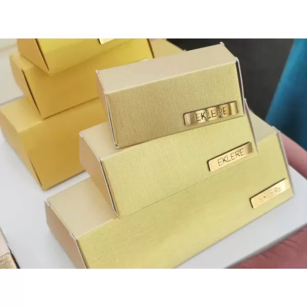 Scatola degustazione e segnaposto Lingotto, 90x55x35 mm circa