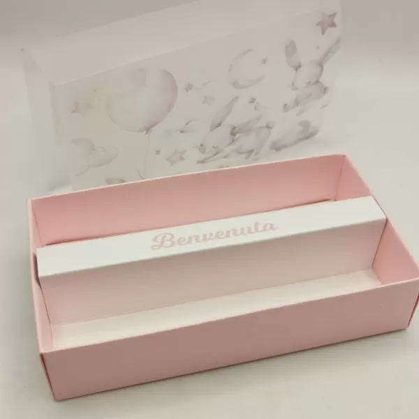 Scatola degustazione confetti, bomboniera. cadeaux