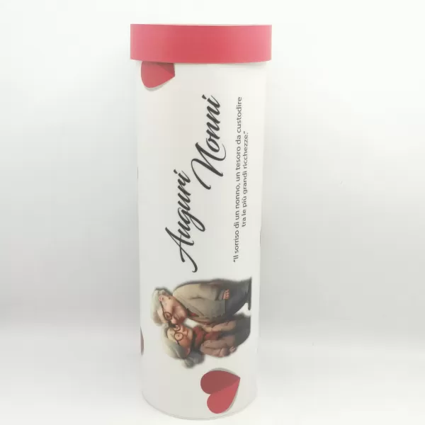 Scatola Tubo Festa Ø 80mm altezza 240mm