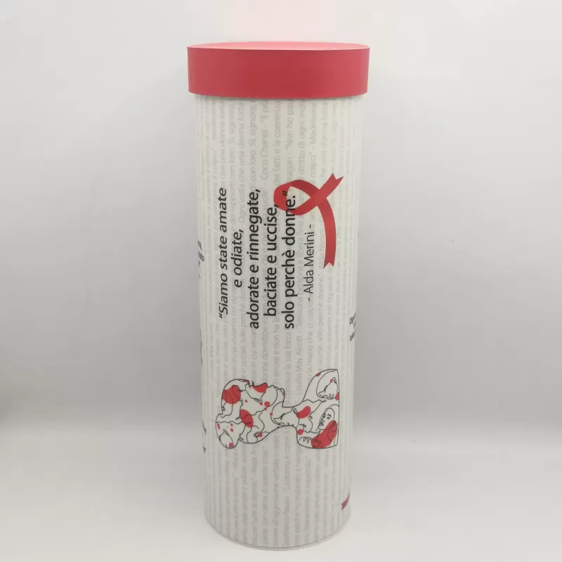 Scatola Tubo Festa Ø 80mm altezza 240mm