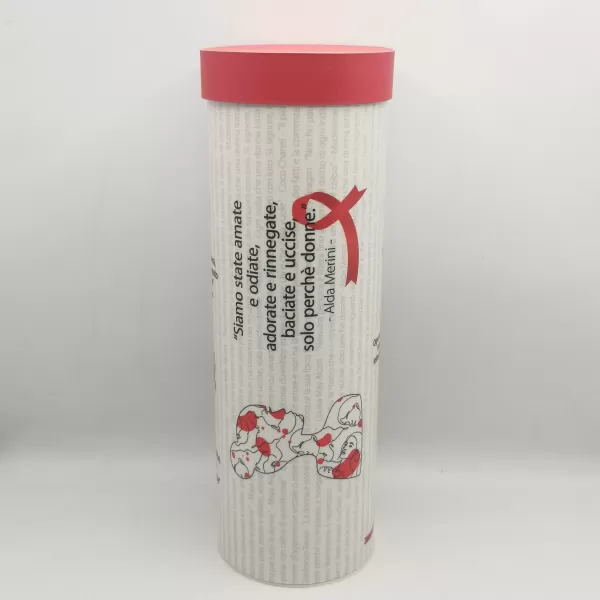 Scatola Tubo Festa Ø 80mm altezza 240mm