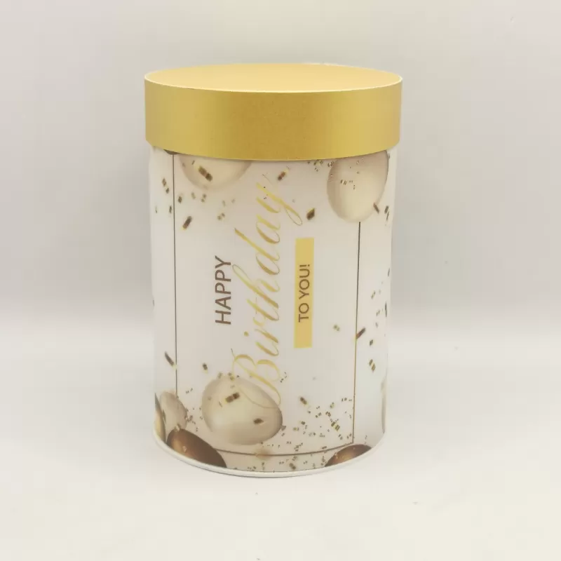 Scatola Tubo Festa Ø 80mm altezza 120mm