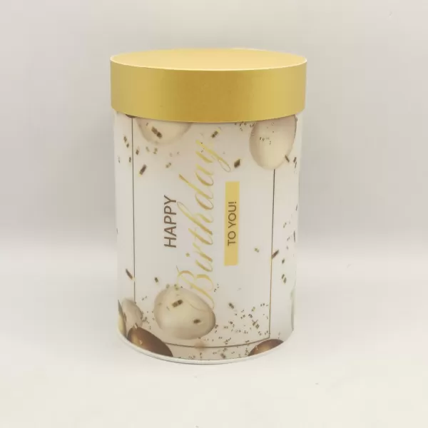 Scatola Tubo Festa Ø 80mm altezza 120mm