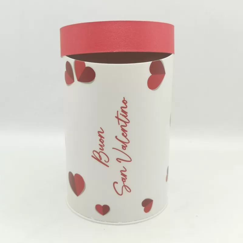 Scatola Tubo Festa Ø 80mm altezza 120mm